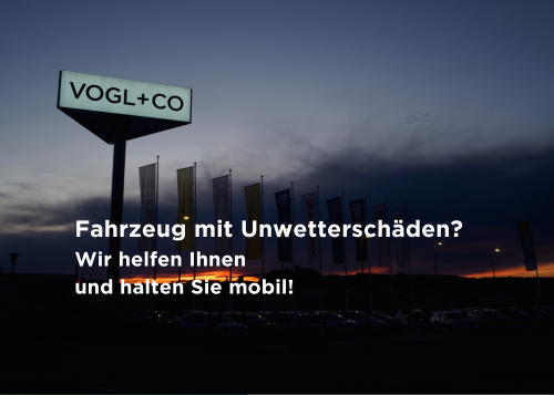 Vogl und Co Unwetter-Hilfe für Fahrzeuge